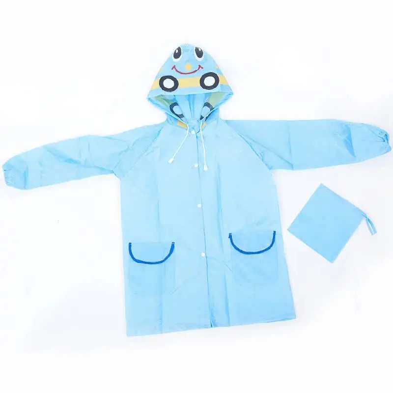 Long full-length poncho coat, thickened, one-size, wearable, portable, student outdoor travel and hiking raincoat