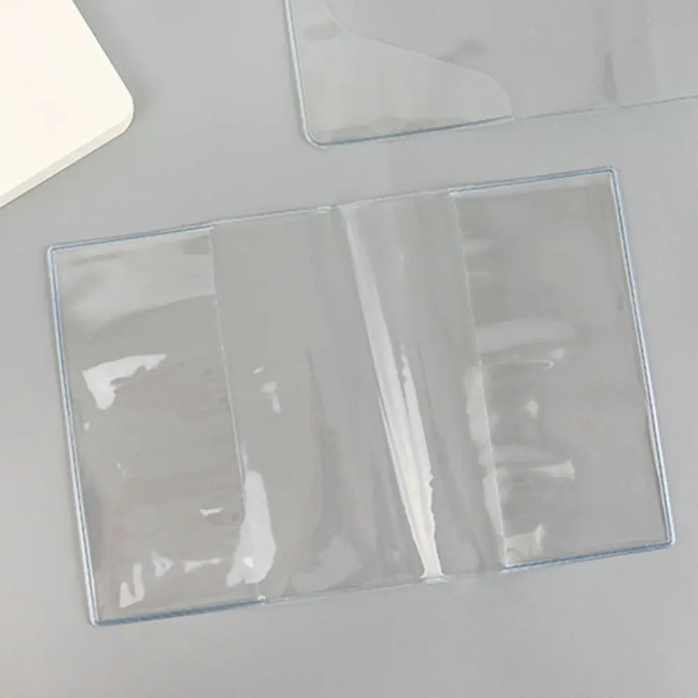 Durable A5/A6 Notebook Protective Sleeve PVC Waterproof Book Cover Transparent Scrapbooking Cover Diary