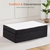Folding Mattress, 4 inch Tri-fold Memory Foam Mattress Topper for Camping, Foldable Mattress Topper with Washable Cover 2