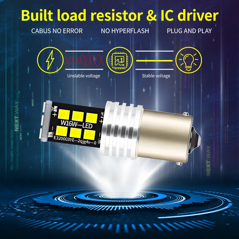 2pcs P21W Ĺ  LED 1156 BA15S 7056 LED     Volvo XC60 XC90 V70 S80 S40 S60 V60 C30 V50