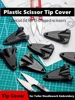 Black Scissors Sheath Sturdy Practical Plastic Scissor Tip Cover Protection Case for Knitting Needlework Crafting Embroidery 3