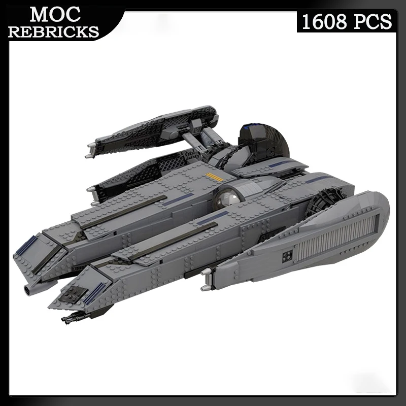 

MOC Building Block Movie 2 Rogue Shadow-Unleash The Powerx Warship Spaceship Model Educational Brick Kids Toys Christmas Gifts