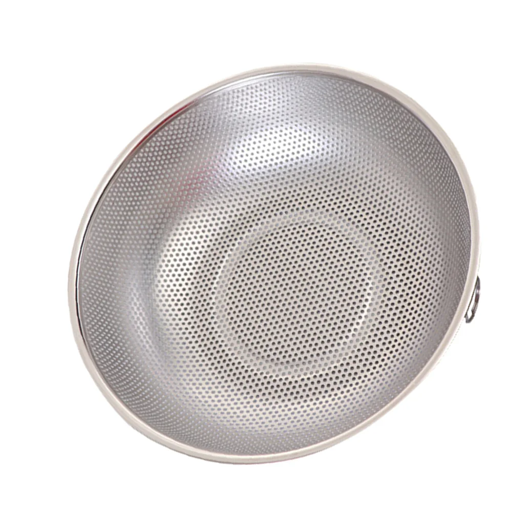 

Filter Rice Washing Basket Kitchen Drain Basin Vegetable Mesh Metal Fruit Holder