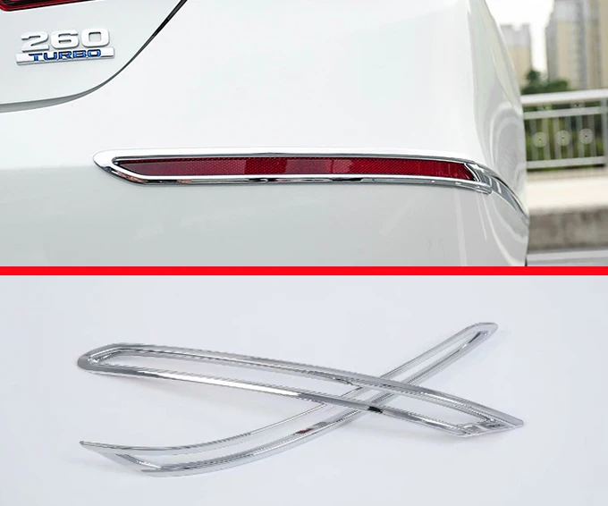 

ABS Chrome Rear Fog Light Lamp Cover Trim For Honda Accord MK10 2018 2019 Car Accessories Stickers W4