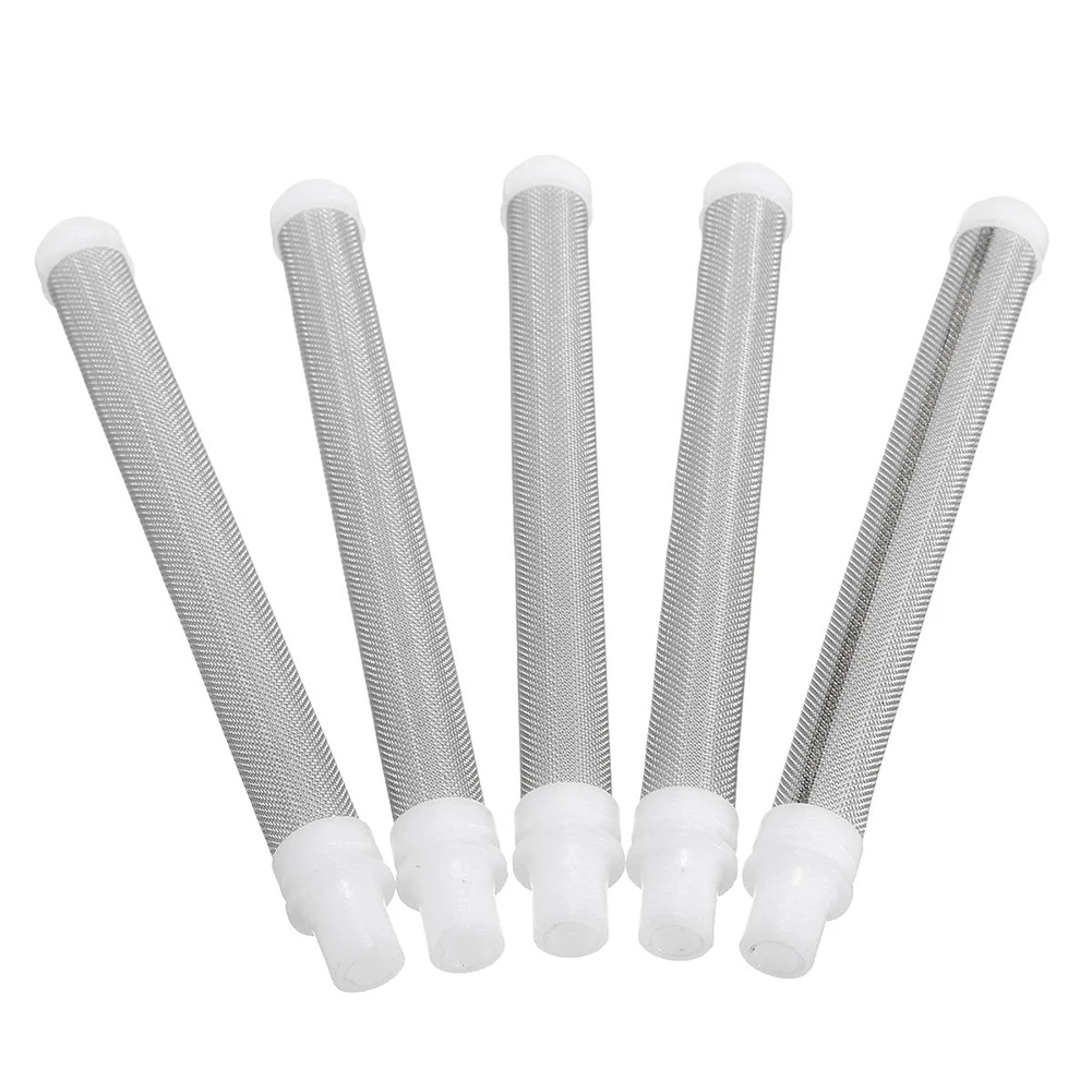 5pcs/set Airless Gun Filter Easy Installing Replacing 60 Meshes Airless Paint Sprayer Parts for Sprayer Machine Supplies