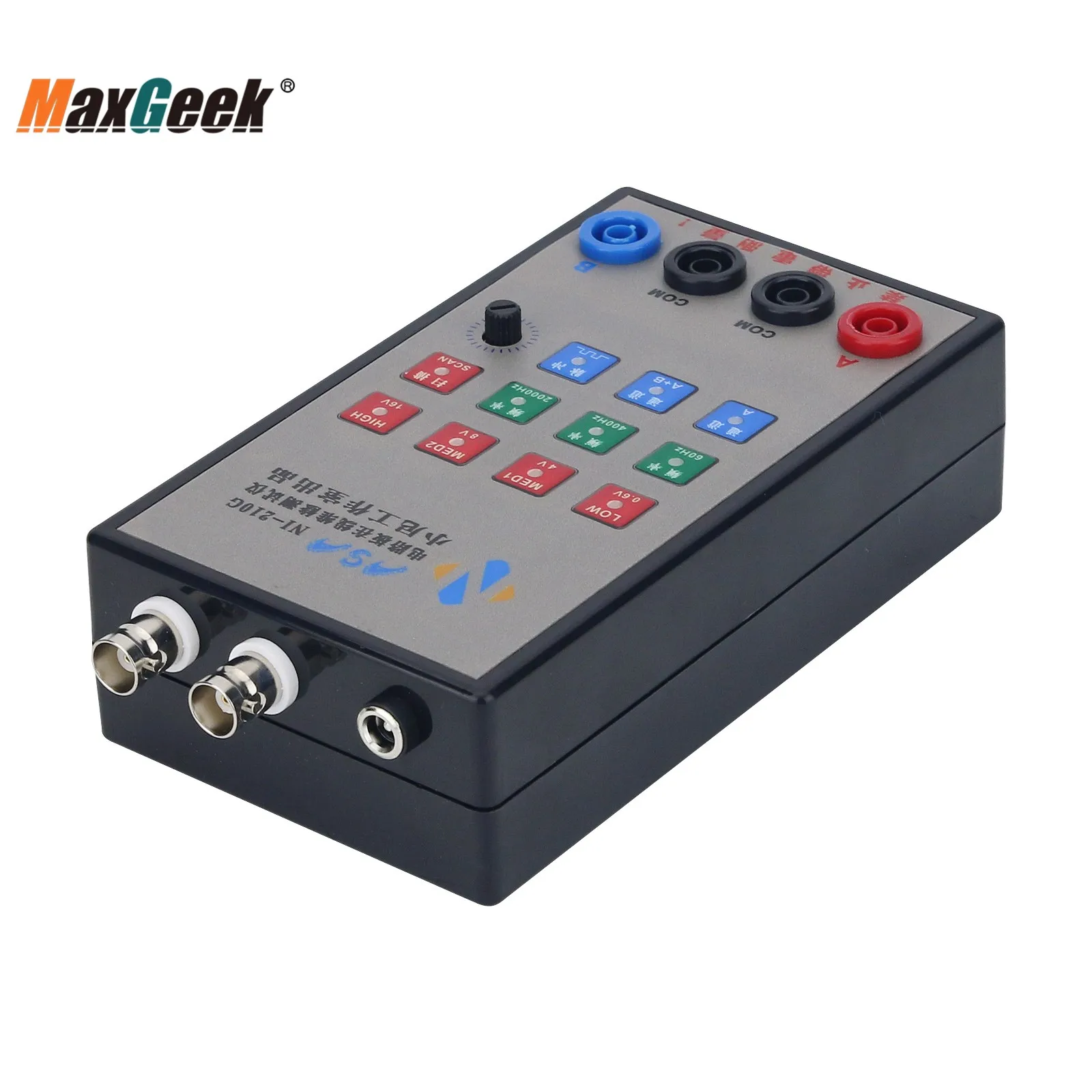 Maxgeek Professional Handheld VI Curve Tester w/ Plastic Shell Two-Channel Input Displays Three Frequencies 4
