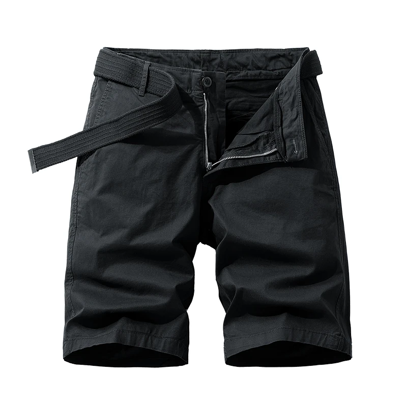 Summer New Cargo Shorts Men's Multi Colors Loose Straight Casual All-Match Middle Pants Trendy Mountaineering Shorts 5