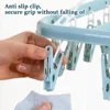 Sock Drying Rack with 32 ClipsMulti Clip Drying Rack Home Balcony Folding Underwear Clip Drying Rack Accessories 6