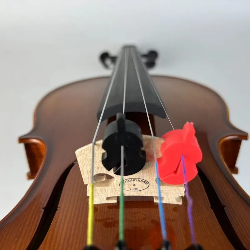 New Soft Rubber Violin Mute, Stringed Instrument Silen-cer Muffler Violin Volumes Control Practice Silen-cers