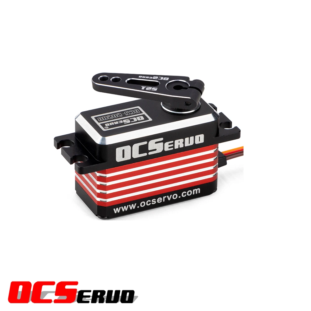 Servo OCSERVO OCS-352HV 3.5kg RC pour Drone Avion Voiture - Blanc/Rouge/Jaune