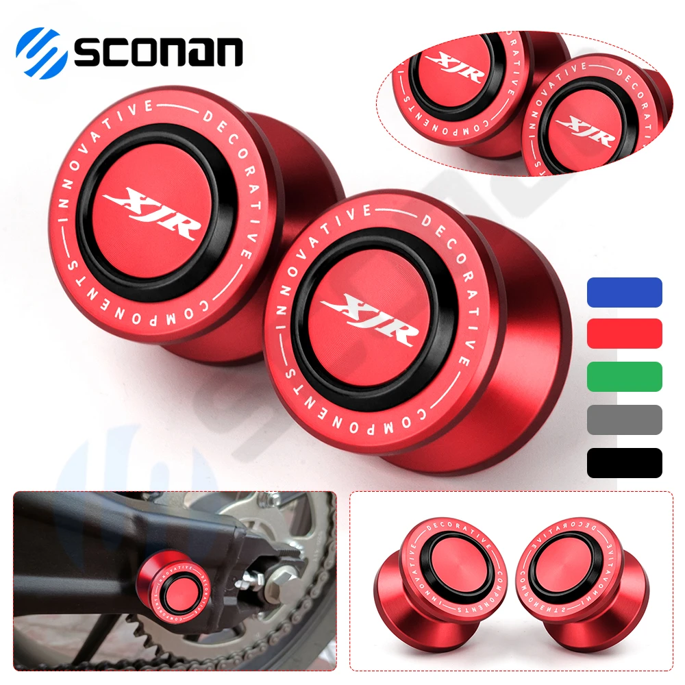 

For Yamaha XJR XSR700 XSR900 2021 2022 2023 Motorcycle CNC Aluminum M6 Swingarm Spool Slider Swing Arm Spools Stand Screws 6MM