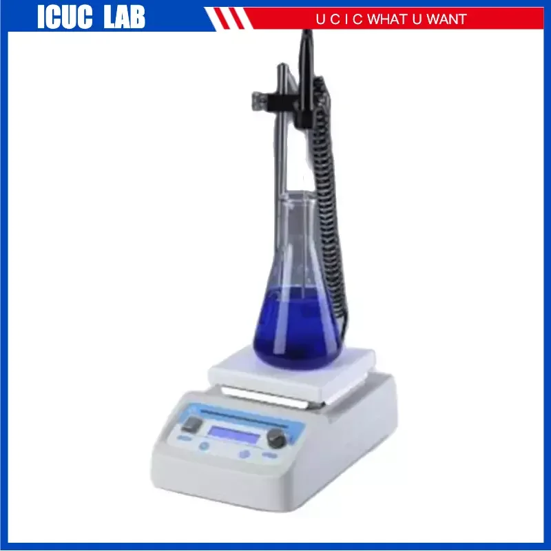 3L LCD Display Stainless Steel Lab Chemical Heating Hot Plate Magnetic Stirrer Hotplate Stirrer With Temperature Control MS350-H