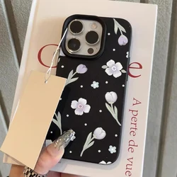 Lavender Dream Floral Phone Case - Soft TPU Cover - iPhone 15 Plus (HE - T2603)