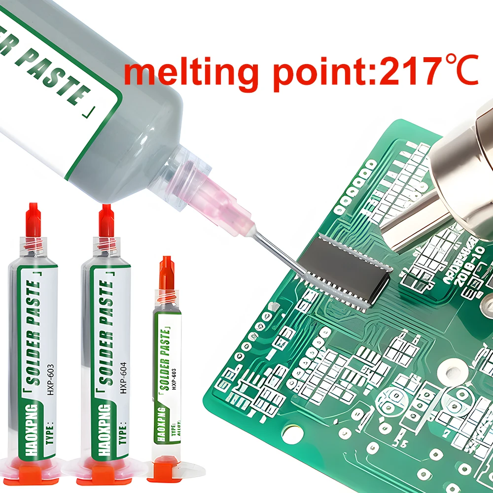 Sn99Ag0.3Cu0.7 Solder paste flux lead-free solder paste free cleaning Used in all soldering