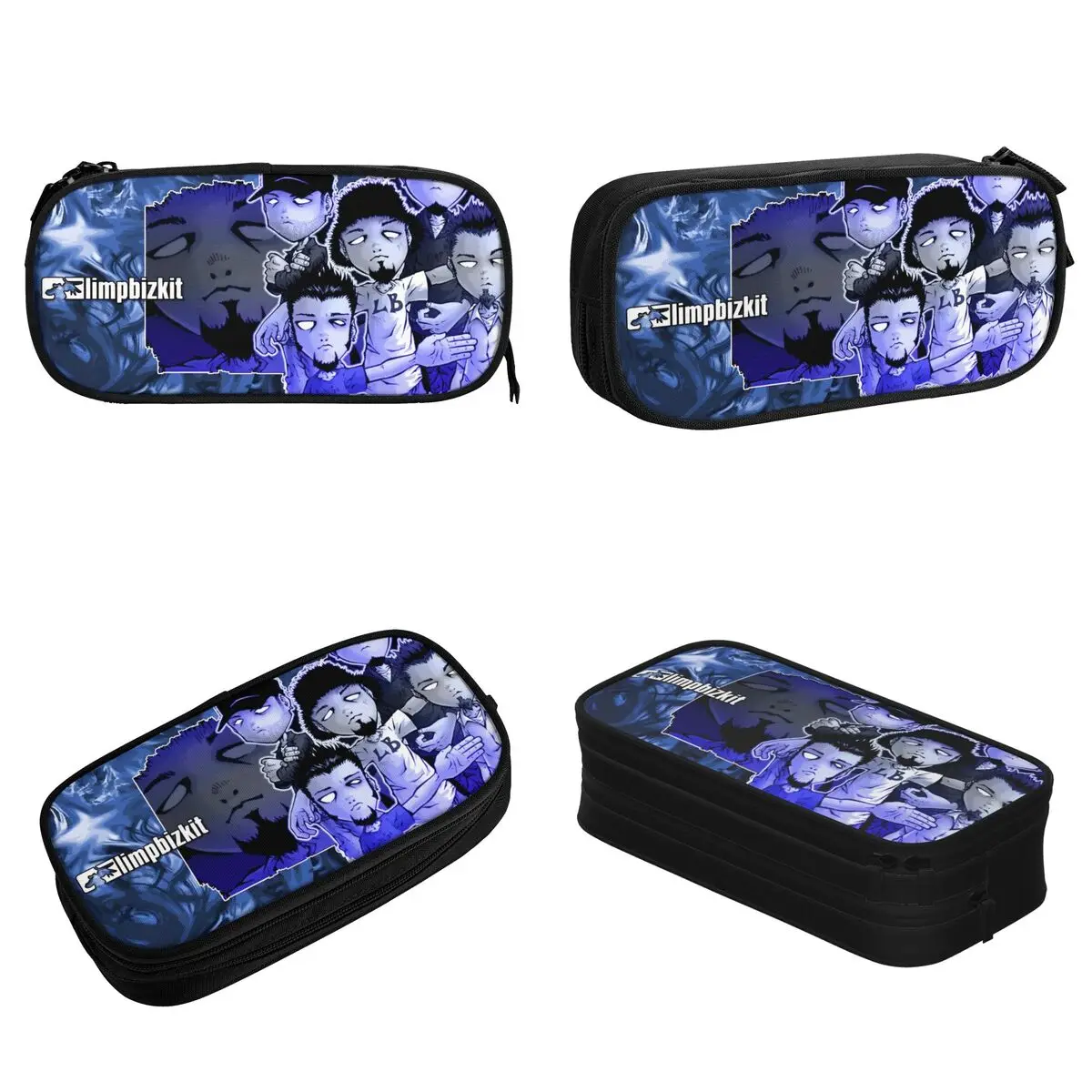 Limp Bizkit Band Pencil Cases Pen Bag Student Big Capacity Students School Cosmetic Pencilcases