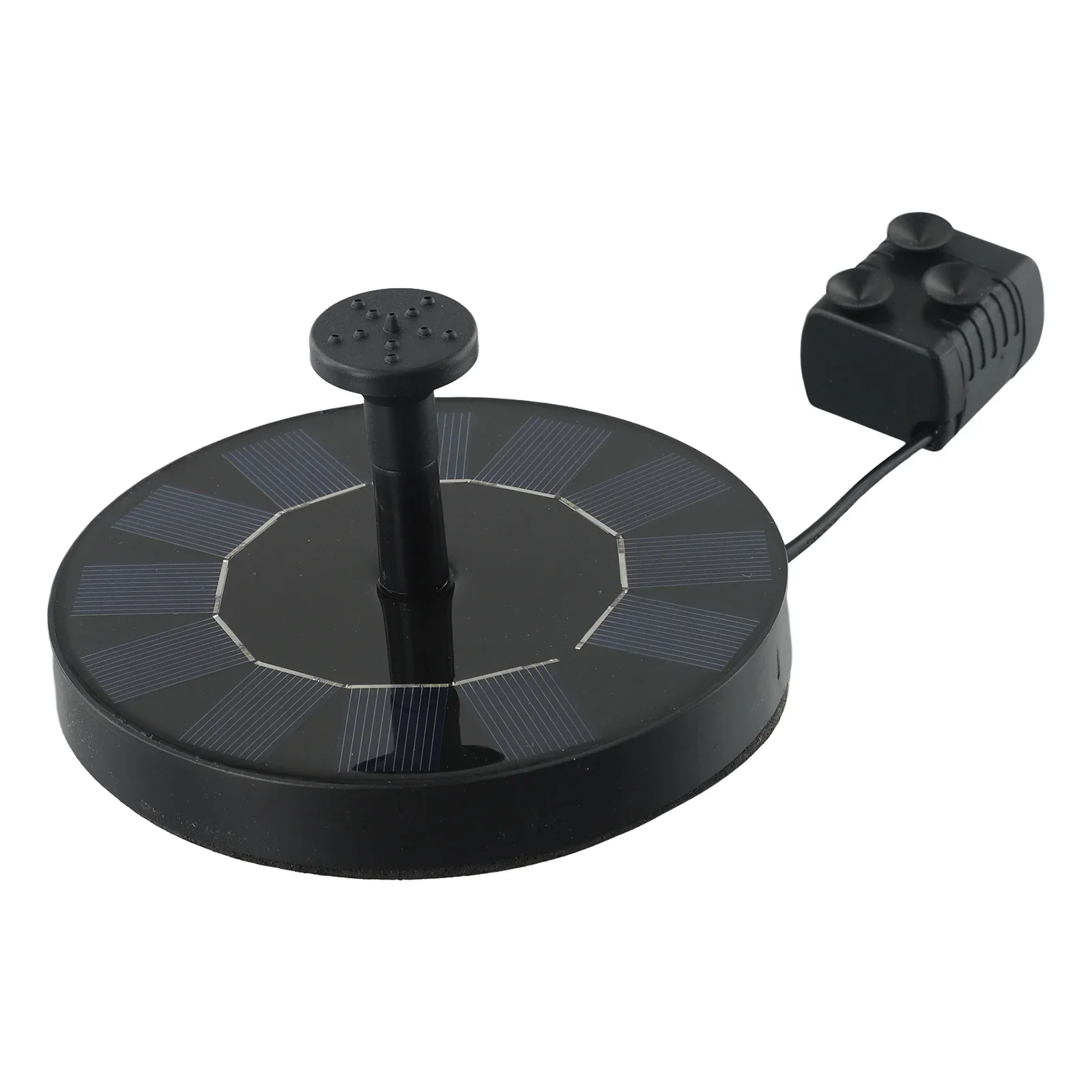 

Eco-friendly Solar Fountain Fountain Pool 150L/H 50cm Height 7V/1W Floating Design High Quality 130mm Diameter