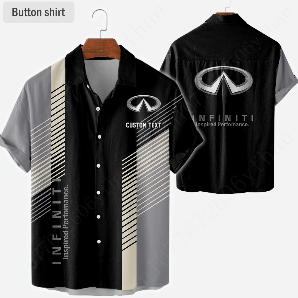 

Infiniti Anime Oversized T-shirt Casual Shirts For Men Women Harajuku Shirts And Blouses Unisex Clothing Luxury Button Cardigan
