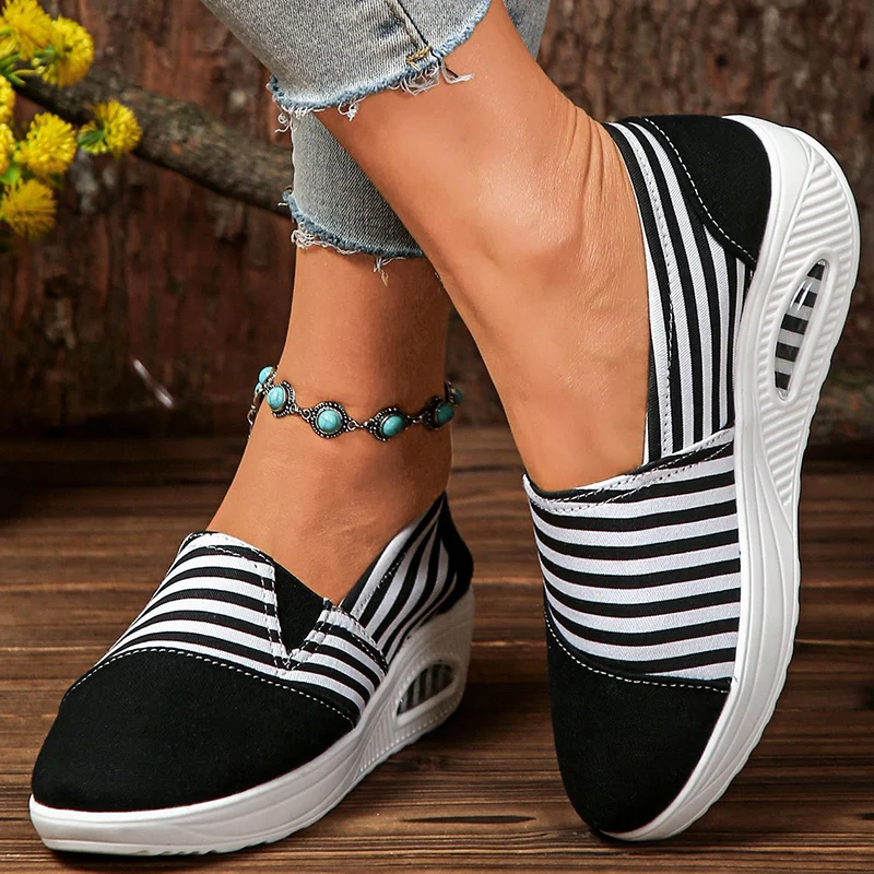 Woman Shoes Women's Heels Sneaker New Wedges Heeled Casual Shoes Elegant Casual Sneakers For Women Footwear Zapatos De Mujer