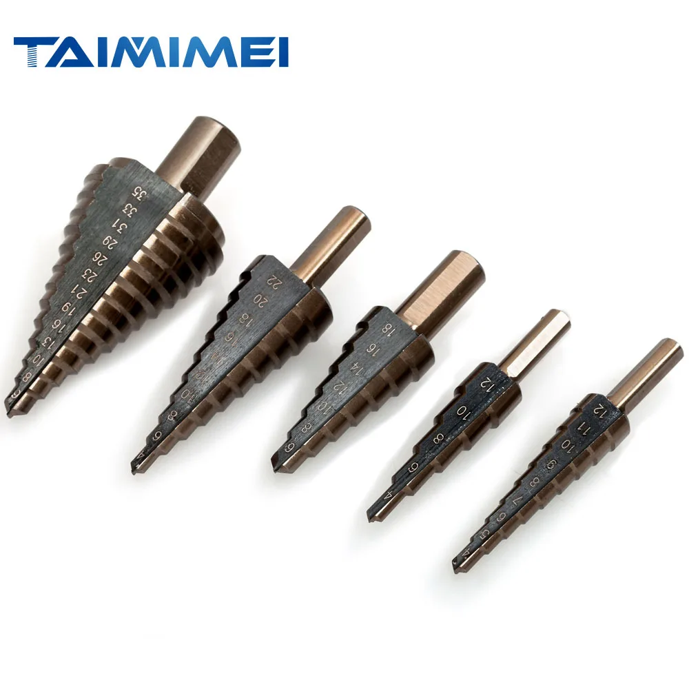 Купить Набор Ступенчатых Сверл По Металлу