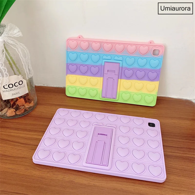 unicórnio dos desenhos animados crianças caso bolha para samsung galaxy tab lite silicone tablet capa