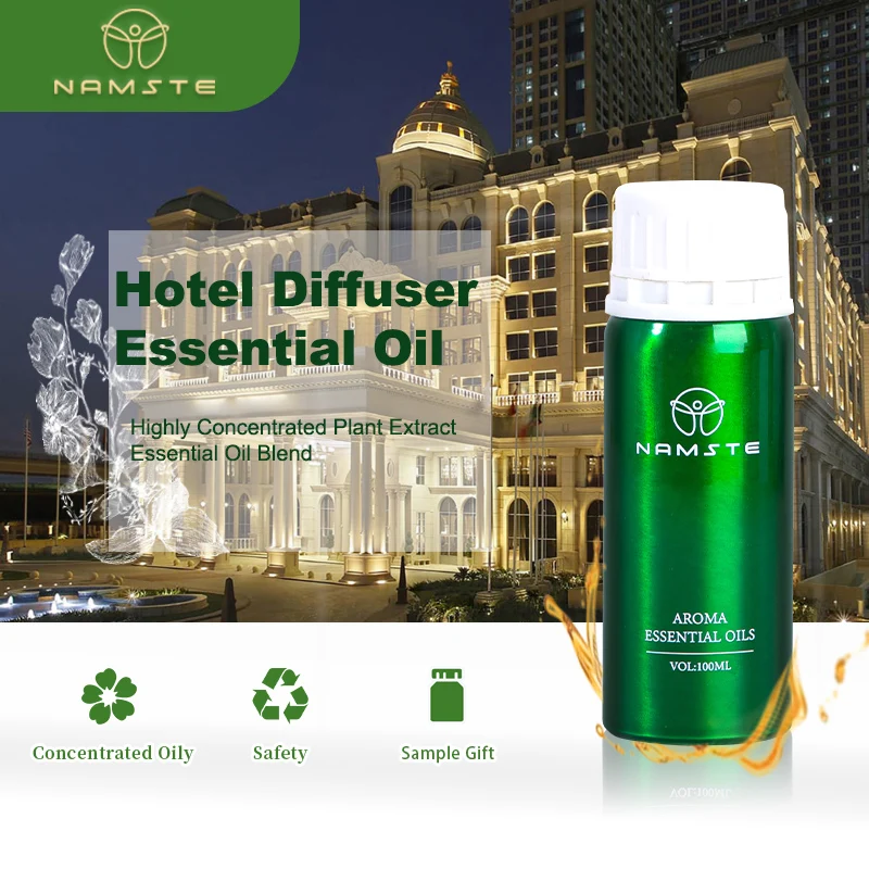 Namste-difusor Elétrico de Perfume Hotel Aromaterapia Doméstica Óleos Essenciais Alta Concentração de Extratos Vegetais 100ml