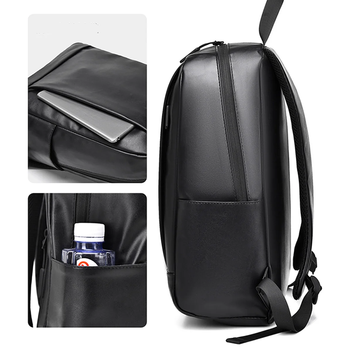 Men's Fashion Backpack Simple Designer Model Large Capacity Travel Backpack Wearable and Practical Men's Business Backpacks - 5