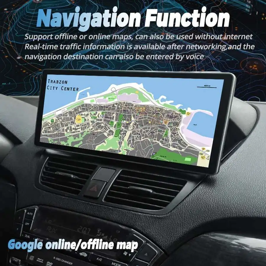 12.3inch Android Qled Screen For Acura MDX Car Radio Multimedia Video Player Ste