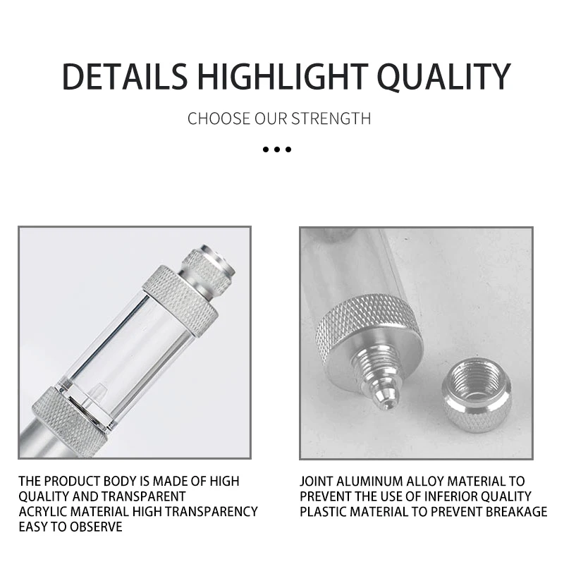 ZRDR aquarium Check Valve-Regulator Diffuser Reactor Single-Head or Dual-Head Aquarium CO2 Bubble Counter Air Pump Accessories 3
