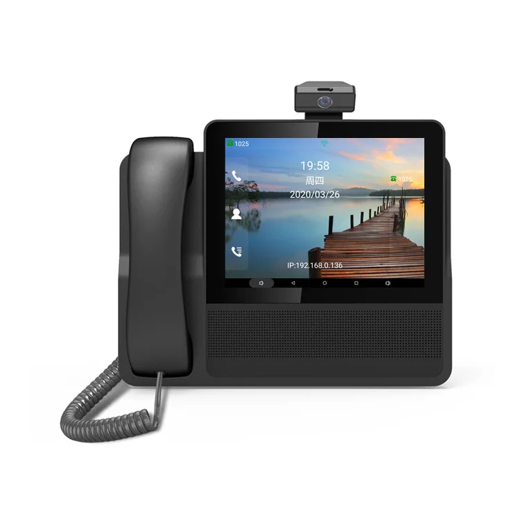 8 inch S09 Video Conference SIP Network PSTN Phone IP Phone Business Office WiFi Function 3000mAh telephone landline