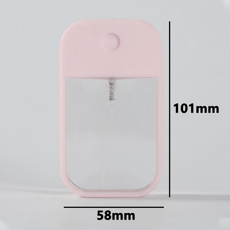 45Ml Perfume Sub-Packing Bottles Transparent Refillable Portable Card Spray Bottle Disinfectant Alcohol Liquid Travel Sub-Bottle