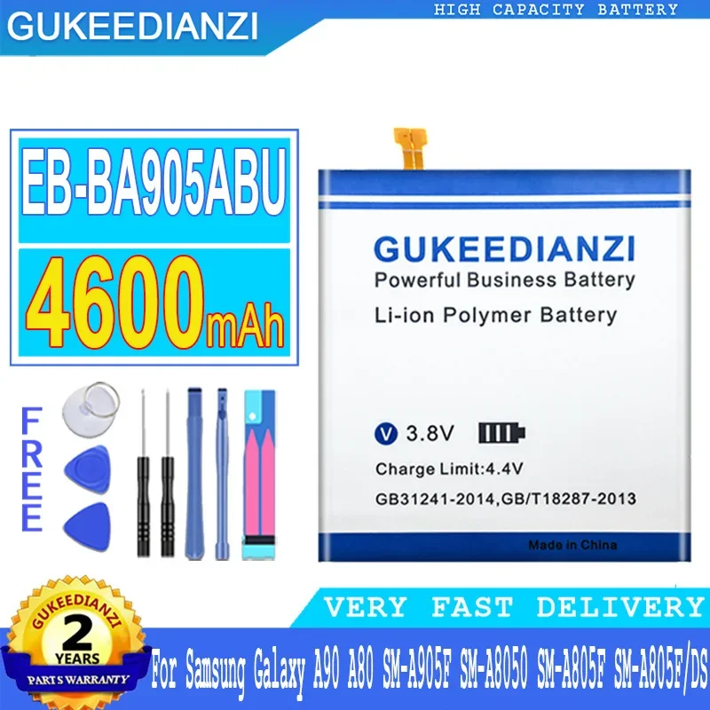 

4600mAh High Capacity Mobile Phone Battery For Samsung Galaxy A90 A80 SM-A905F SM-A8050 SM-A805F/DS Smartphon Batteries