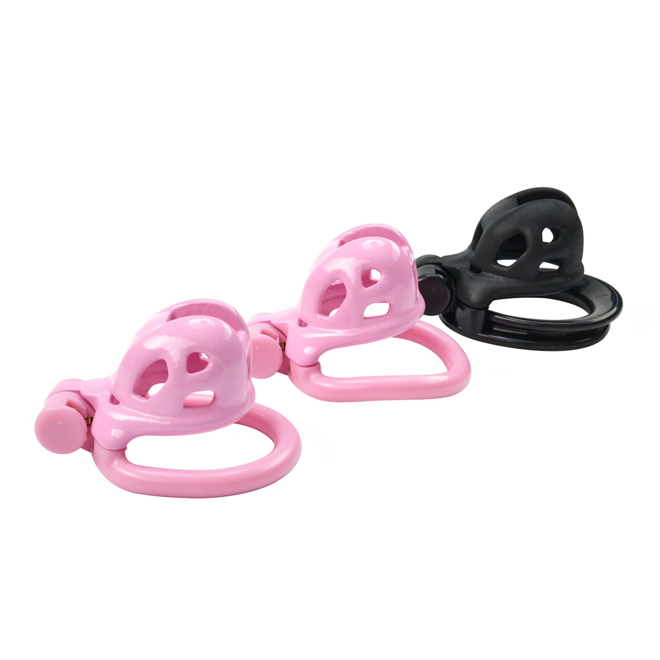 Penis Chastity Cage Chastity Lock Sex Toy Mini Male Chastity Device Cobra Cock Cage With 4 Penis Cock Ring Sleeve Lock Penis Cage Bondage Belt