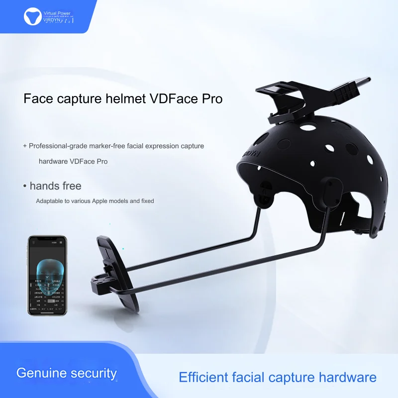 Face Motion Capture Helmet iphoneX Series Gopro Camera Markless