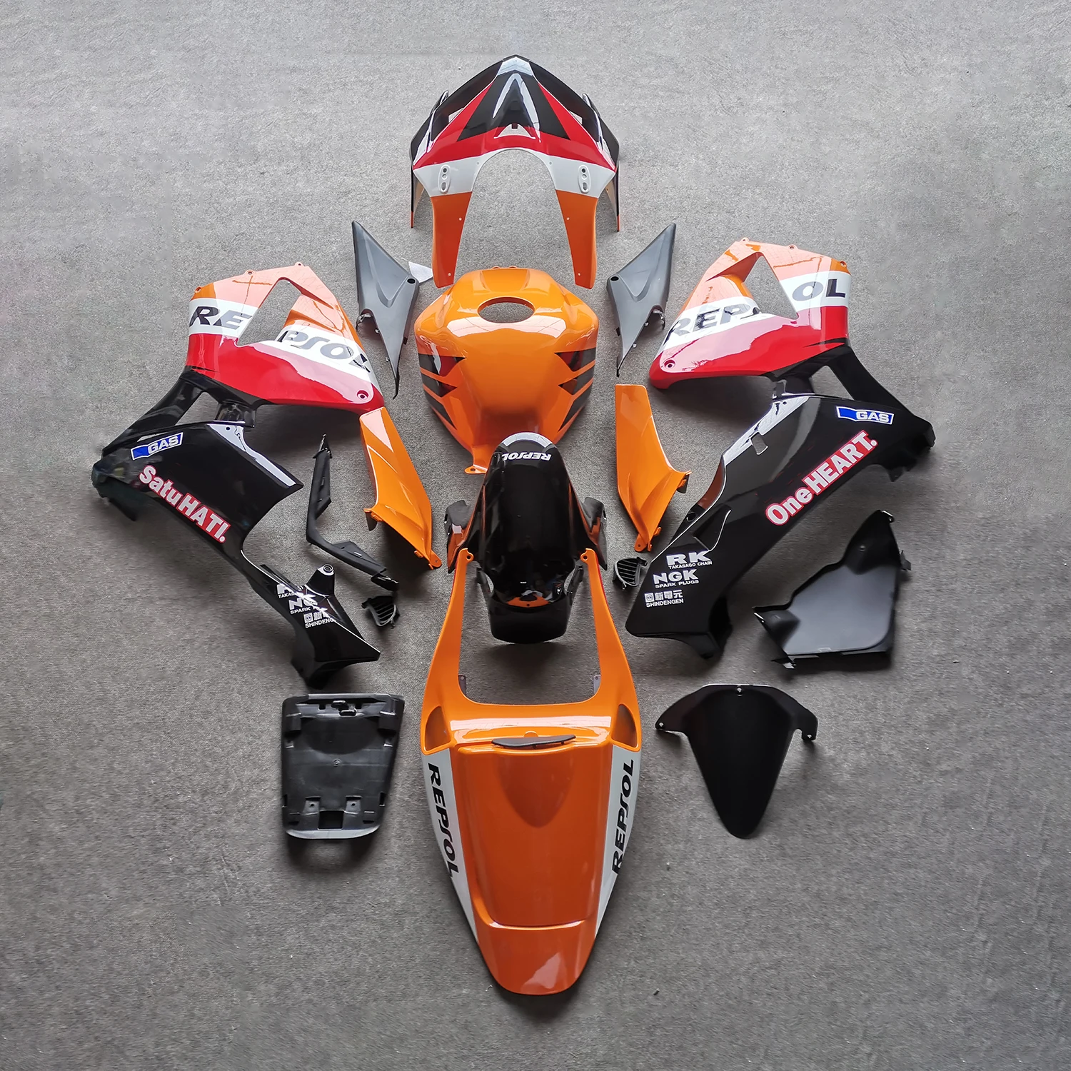 

Подходит для Honda CBR600RR F5 2005 - 2006 мотоциклетный пластиковый ABS обтекатель КУЗОВ комплект панелей CBR600 CBR 600 RR