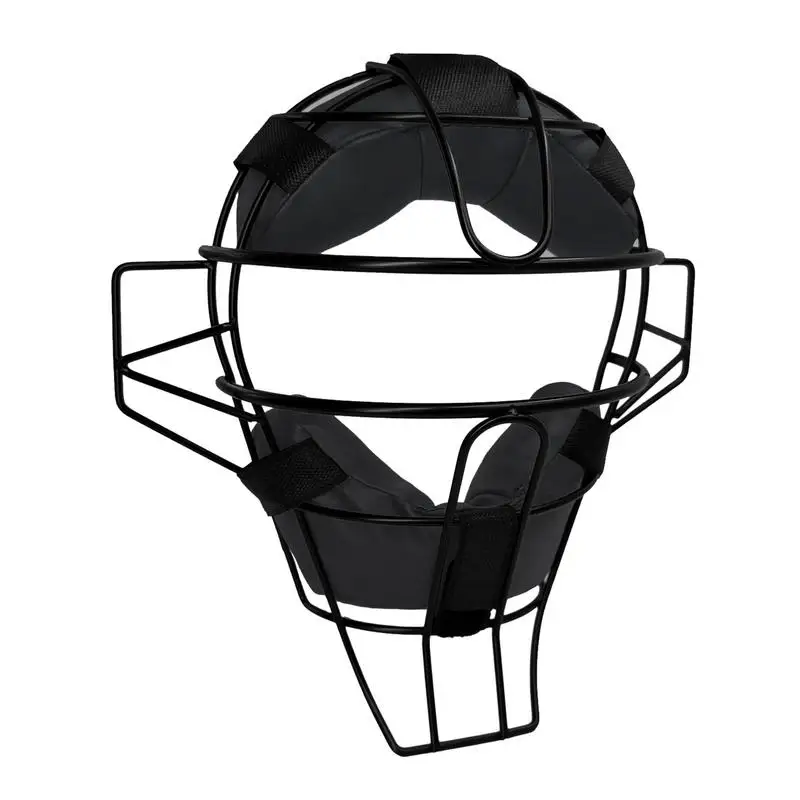 Softball Catcher's Masque Adjustable Full-Face Protection Masque Lightweight Comfortable Fit Traditional Hollow Steel Protective