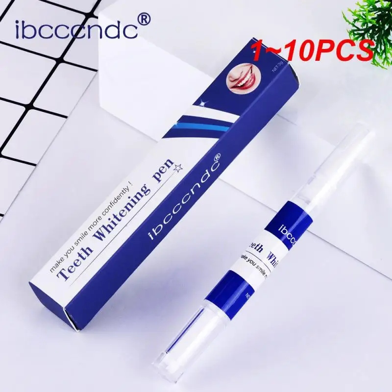 

1~10PCS Ibcccndc 1 /Teeth Whitening Pen Stain Brightening Clear Plaque Gel Pen Oral Hygiene Tooth Whitening Gel Set TSLM2