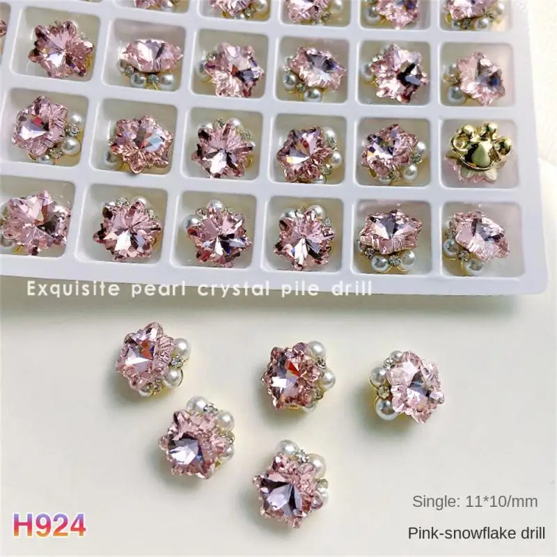 

Модное удивительное уникальное Сверкающее Ювелирное Украшение для ногтей ручной работы со сверкающими гламурными украшениями в виде снежинок аксессуары для дизайна ногтей