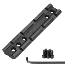 

Tactical 3.9" Screws Curve 20mm Weaver Rail Mount Converter Base Picatinny for Install Rifle Scope Flashlight Hunting Accessory
