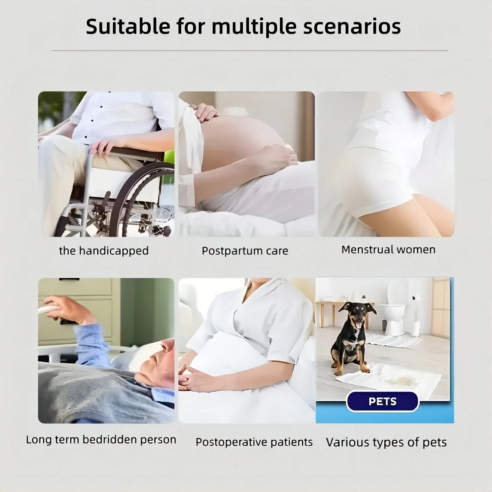 1pc Washable Leak Proof Care Pad for Adults And The Elderly