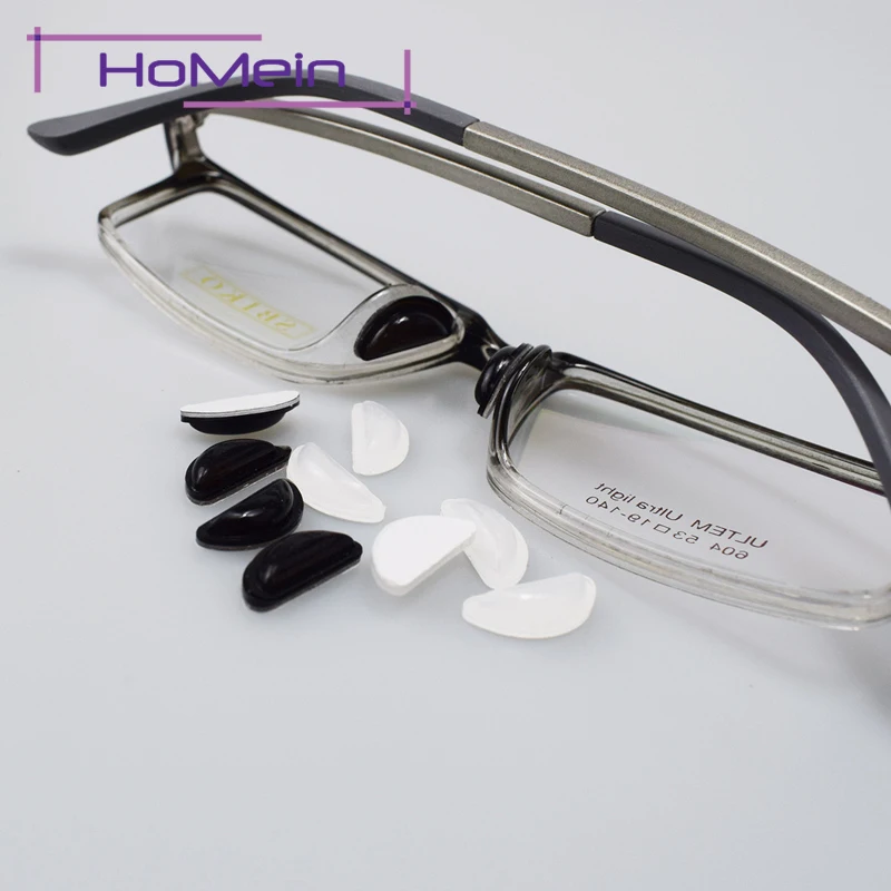 24 Paare Klebstoff Brile Nasenpads, D Form Aufkleben Rutschfeste Weiche  Silikon, Selbstklebende Nasenpads Brillen Nasenpad für Brillen und
