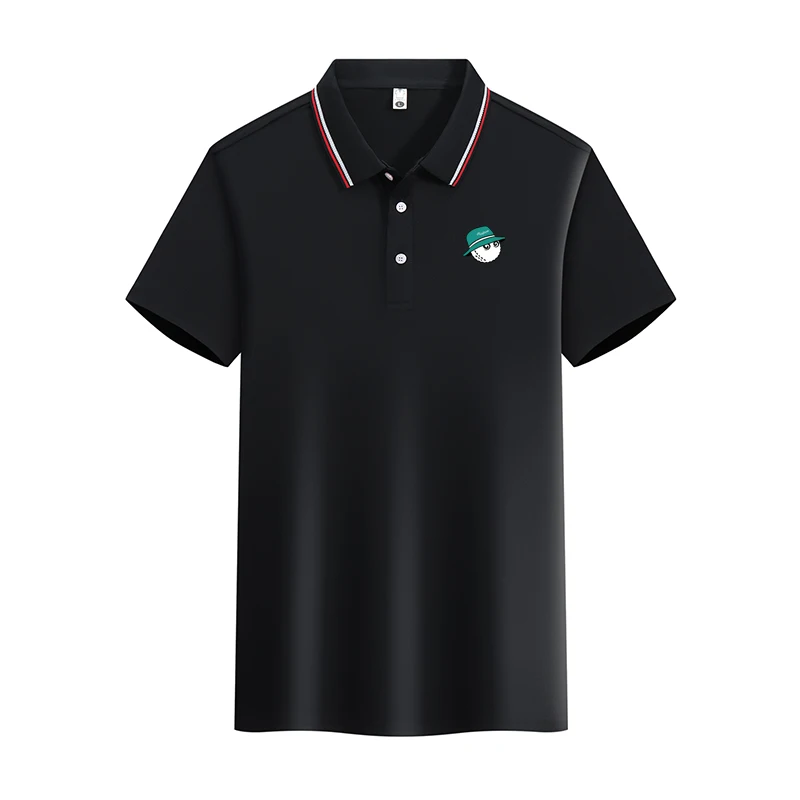 

2024 classic T-shirt men's short-sleeved polo shirt button short-sleeved shirt European and American style summer freshness