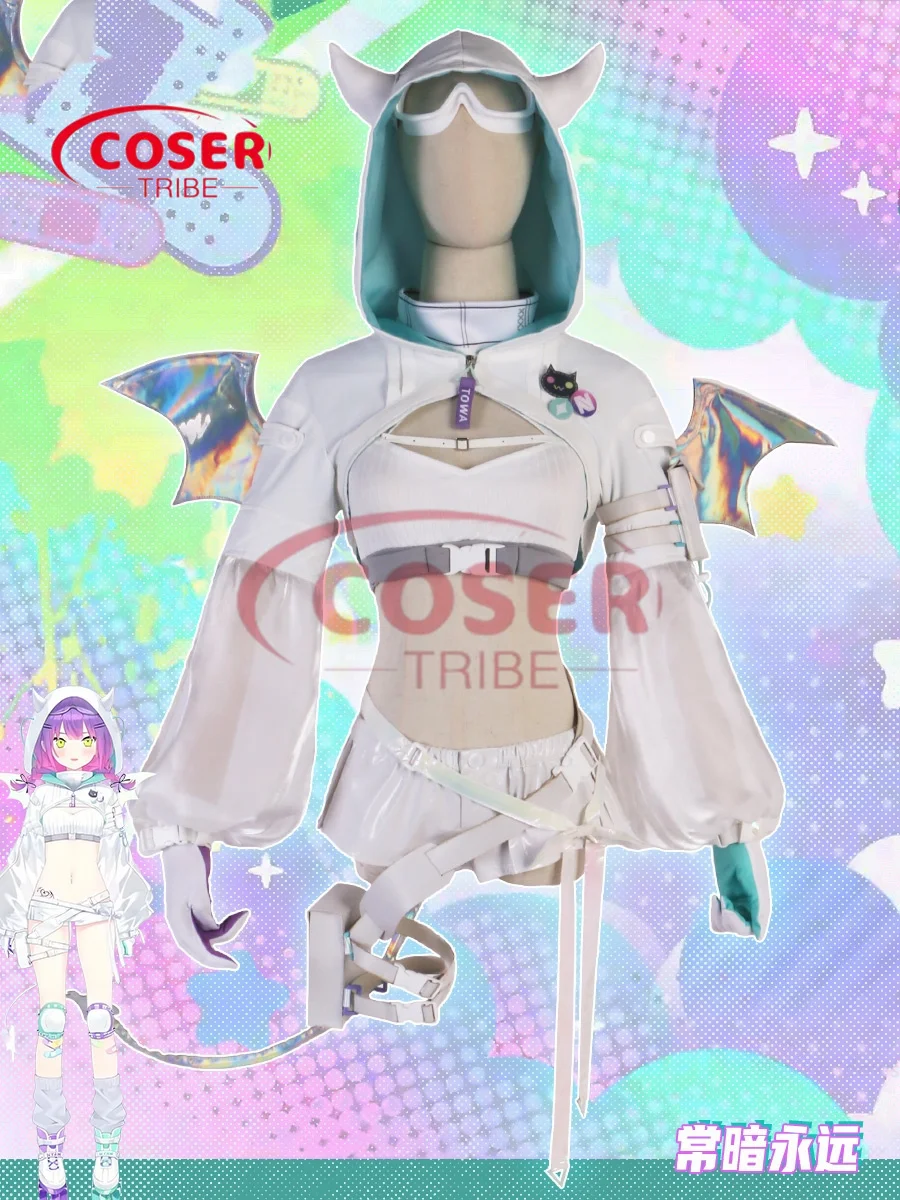 

COSER TRIBE Аниме игра нейджизанж токоями таута милый костюм на Хэллоуин Карнавал ролевые игры полный комплект