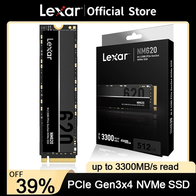 Lexar NM620 M2 SSD Hard Disk 256gb 512gb 1tb NVME M.2 2280 Internal hard drives Professional M2 SSD hard drive for Laptop PC 1
