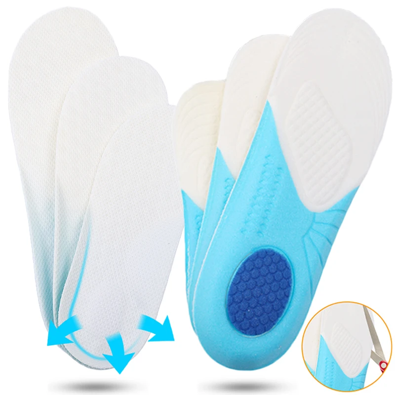 Kids Memory Foam Orthopedic Insoles For Children Sports Running Shoes Insoles Flat Foot Arch Insole Leg Health Correction Care
