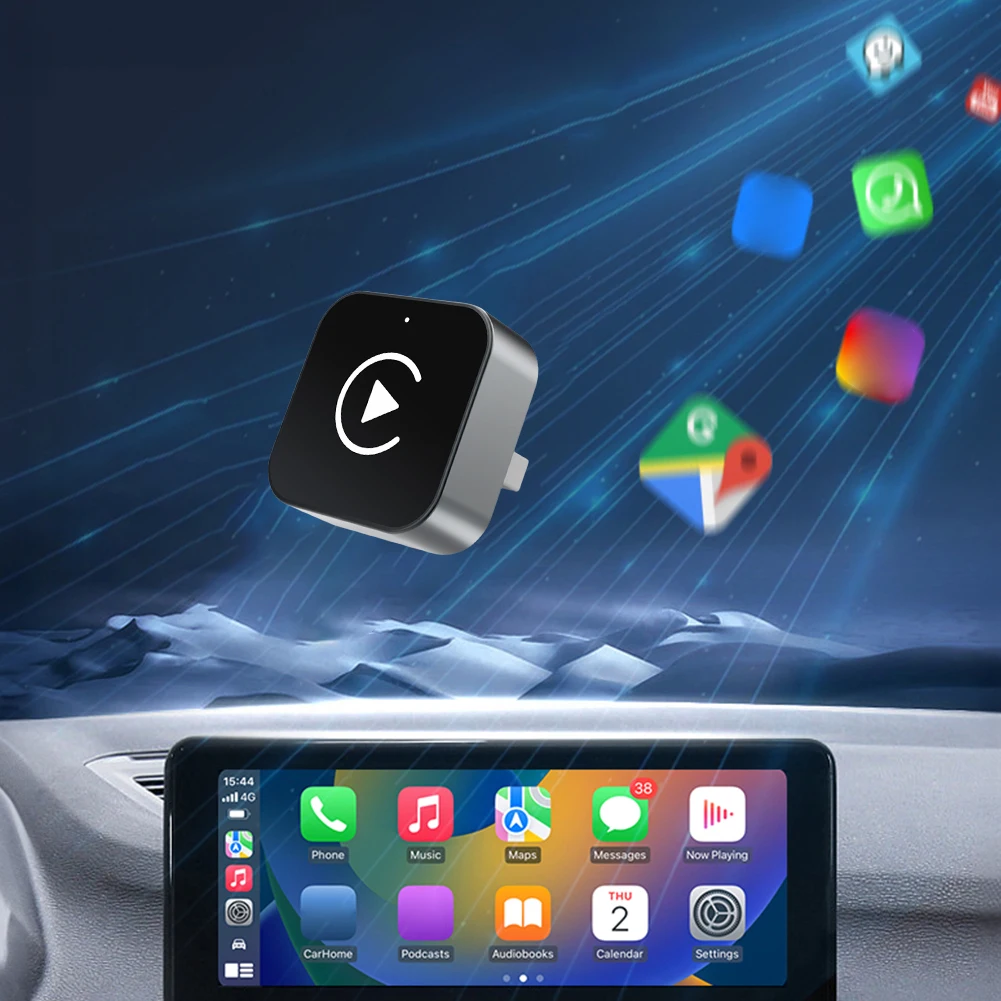 Wireless CarPlay and Android Auto Smart USB Dongle Adapter