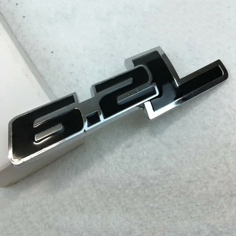 

On The Trunk, Fenders, Interior Console Exterior Rear Emblem Sticker Black 120mmx40mmx3mm Replacement Decal Decoration