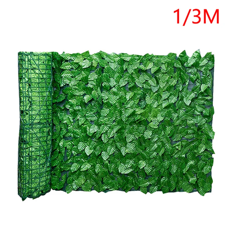 Artificial Leaf Privacy Fence Roll garden fence artificial fence panels Wall Landscaping Fence Privacy Screen Outdoor Garden Backyard Balcony