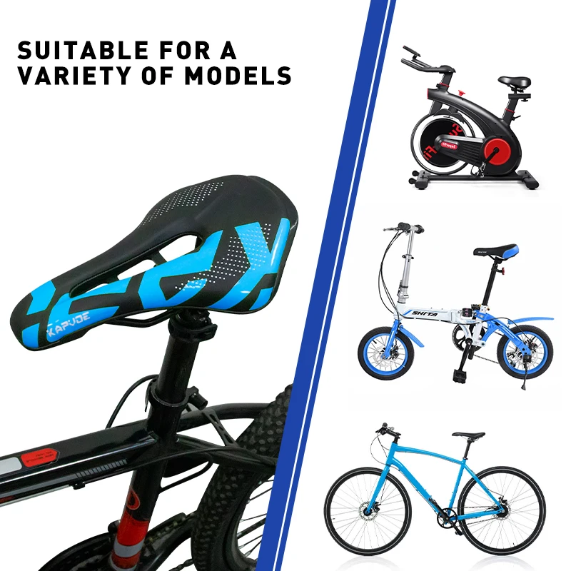 Siège De Vélo Marron, Selle De Vélo En Cuir PU, Hommes Confortables Réglables Pour Vélos De