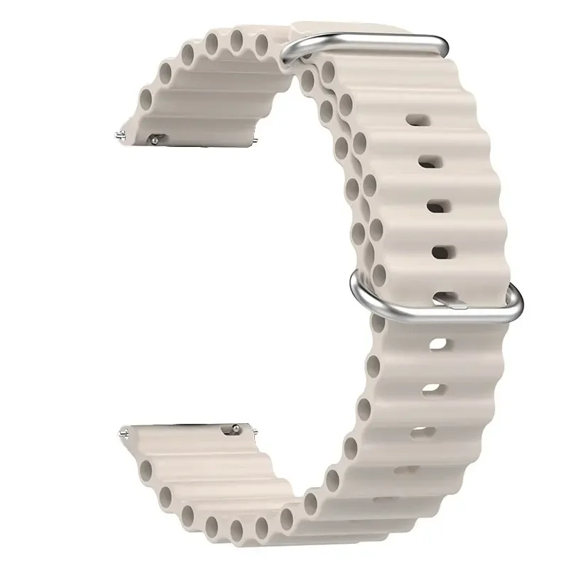 Enhanced Silicone Ocean Band Strap - 20mm/22mm Adjustable Sizes