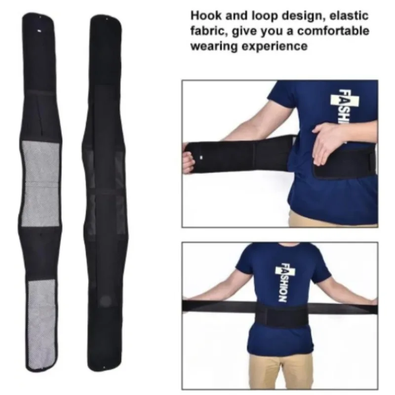 Tourmaline Self-heating Magnetic Therapy Lumbar support belt for Men Women Gym Sports Support Back Relieve Pain